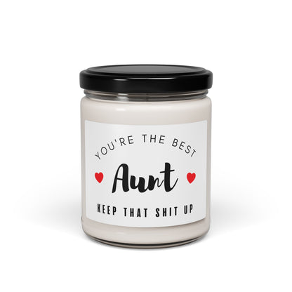 Funny Best Aunt Candle Gift For Christmas From Niece, Nephew by Best Gifts 305