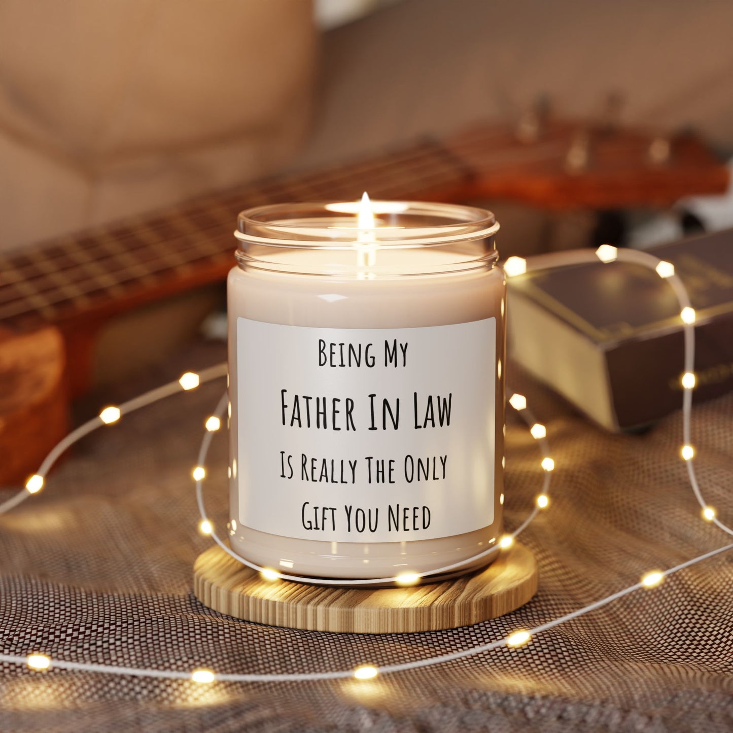 Father-in-Law Gift Candle, Scented Soy Candle for Father's Day, Home Décor, Relaxation Gift, Unique Gift Idea, Candle Lovers Gift by Best Gifts 305