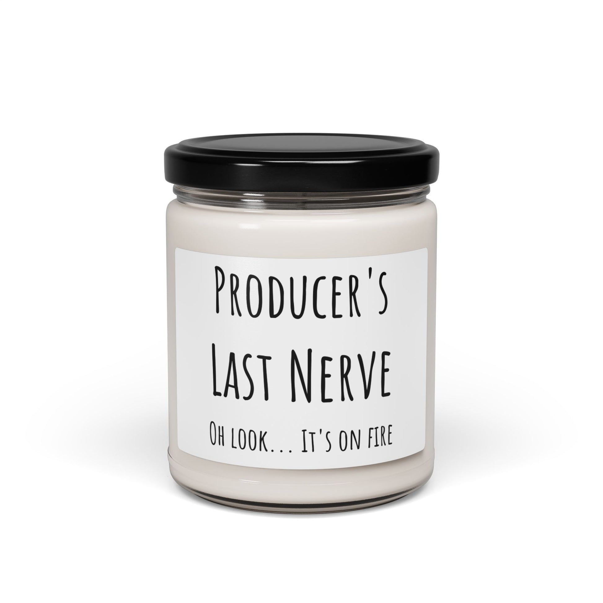 Humorous Scented Candle "Producer's Last Nerve" - Relaxing Gift for Creative Souls, Self-Care, Home Decor, Stress Relief, Birthday, Office by Best Gifts 305