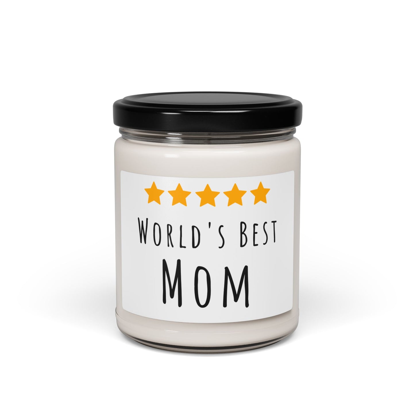 World's Best Mom Soy Candle - Perfect Gift for Mom, Relaxing Home Decor, Birthday, Mother's Day, Personalized Candle by Best Gifts 305
