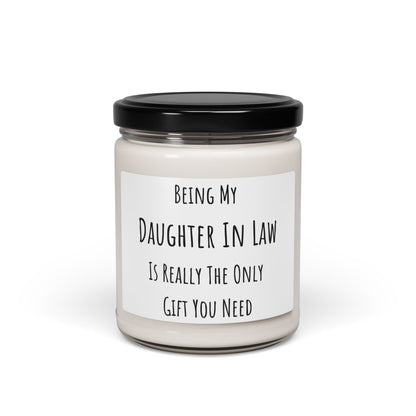 Daughter-in-Law Candle, Scented Gift for Family, Home Decor, Wedding Gift, Birthday Present, Soy Candle by Best Gifts 305