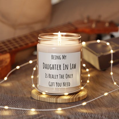 Daughter-in-Law Candle, Scented Gift for Family, Home Decor, Wedding Gift, Birthday Present, Soy Candle by Best Gifts 305