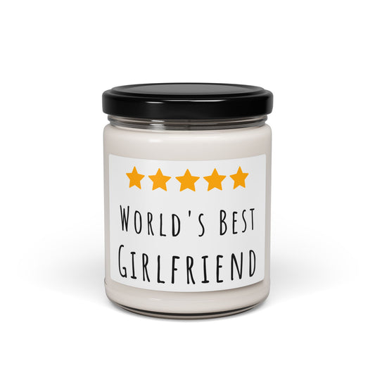 World's Best Girlfriend Scented Soy Candle | Perfect Gift for Her | Aromatherapy | Relaxation | Birthday | Anniversary by Best Gifts 305