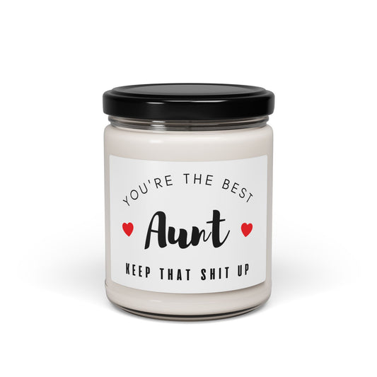 Funny Best Aunt Candle Gift For Christmas From Niece, Nephew by Best Gifts 305