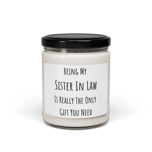 Funny Birthday Gift for Sister In Law Candle Present Being My Sister Funny Christmas Gift by Best Gifts 305