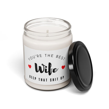 Funny Best Wife Candle Gift For Christmas From Husband by Best Gifts 305