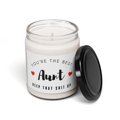 Funny Best Aunt Candle Gift For Christmas From Niece, Nephew by Best Gifts 305