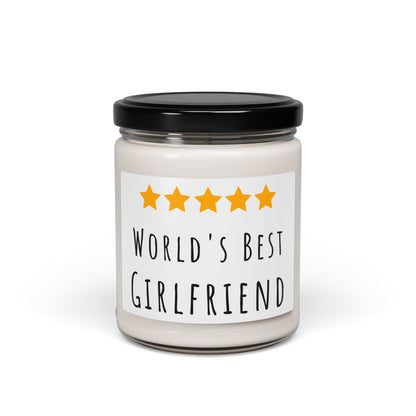 World's Best Girlfriend Scented Soy Candle | Perfect Gift for Her | Aromatherapy | Relaxation | Birthday | Anniversary by Best Gifts 305