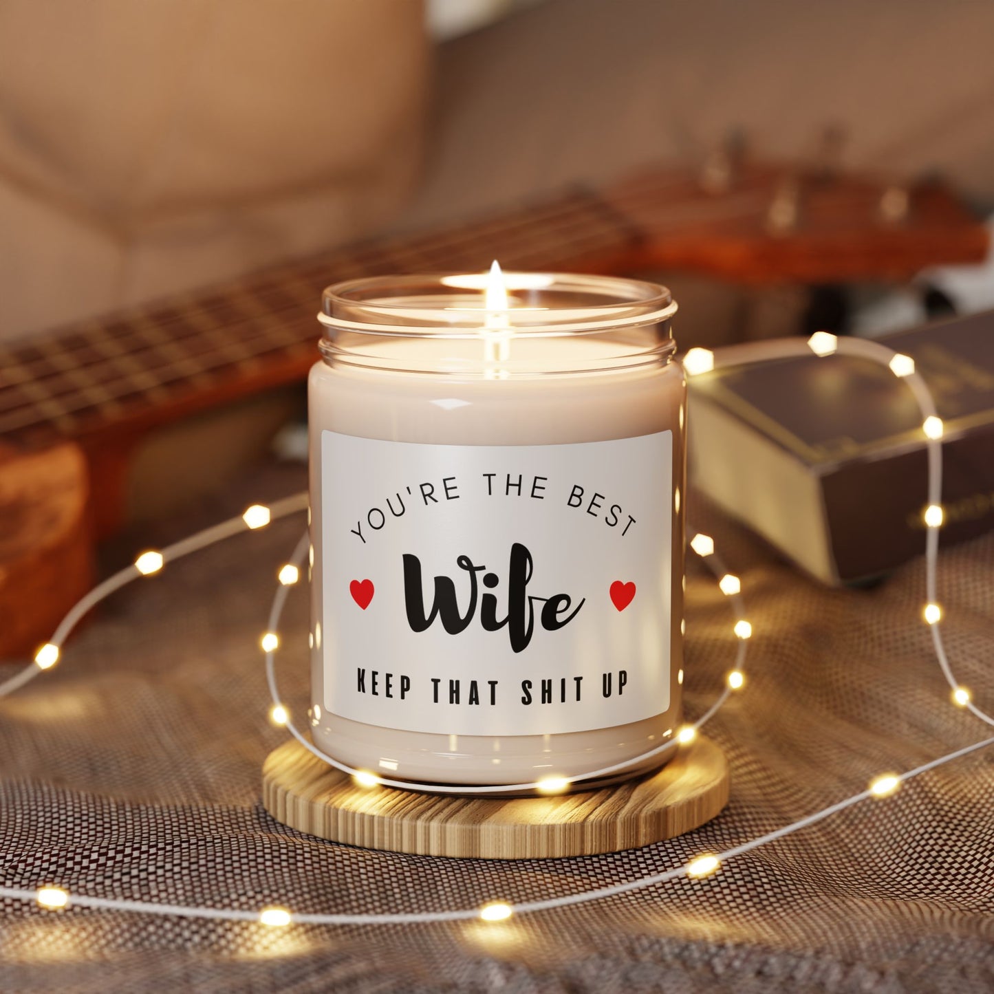 Funny Best Wife Candle Gift For Christmas From Husband by Best Gifts 305