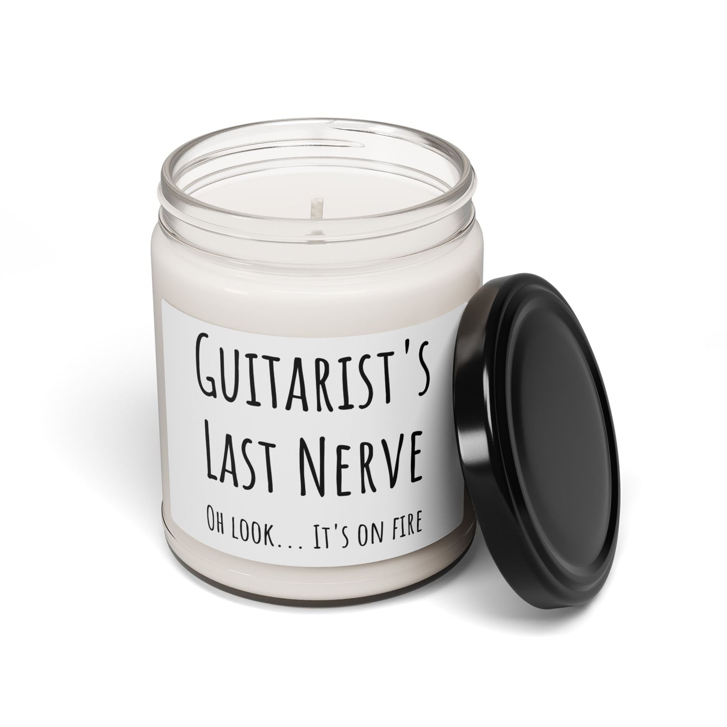 Guitarist's Last Nerve Candle, Funny Gift for Musicians, Candle for Home Decor, Scented Soy Candle, Gifts for Guitar Players by Best Gifts 305