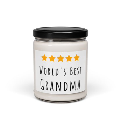 World's Best Grandma Scented Soy Candle | Gift for Mother's Day, Birthday, Thank You, Home Fragrance, Relaxation & Self-Care by Best Gifts 305