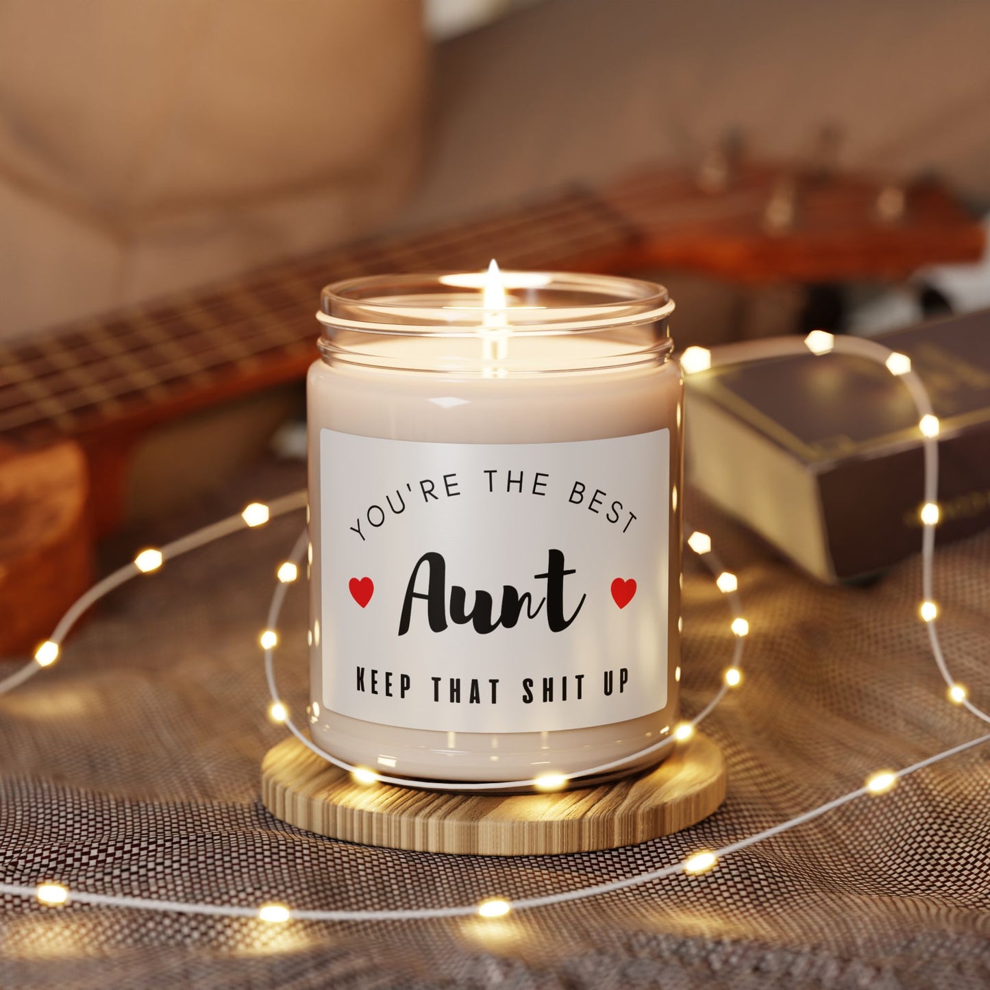 Funny Best Aunt Candle Gift For Christmas From Niece, Nephew by Best Gifts 305