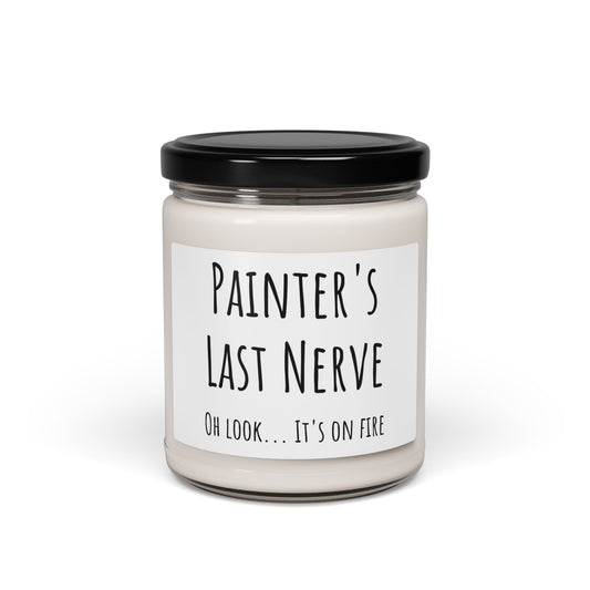 Scented Soy Candle: Painter's Last Nerve, Relaxing Home Decor, Great for Gifting, Cozy Atmosphere, Motivational Gift by Best Gifts 305