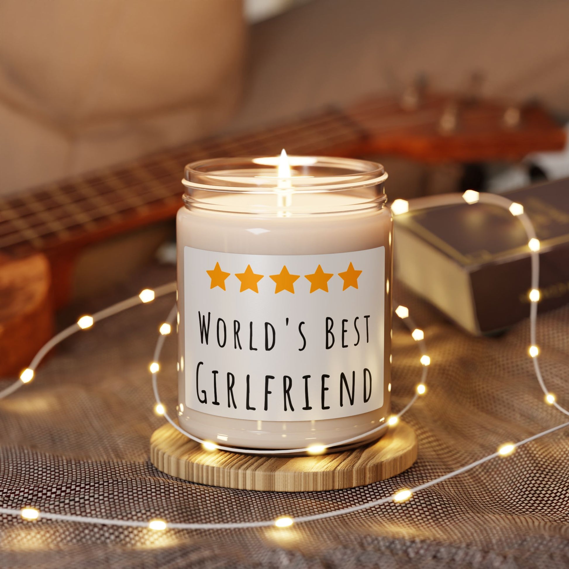 World's Best Girlfriend Scented Soy Candle | Perfect Gift for Her | Aromatherapy | Relaxation | Birthday | Anniversary by Best Gifts 305