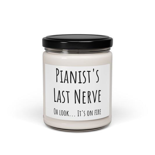 Scented Soy Candle, Pianist's Last Nerve | Funny Gift for Musicians, Relaxation Candle, Home Decor, Unique Housewarming Gift by Best Gifts 305