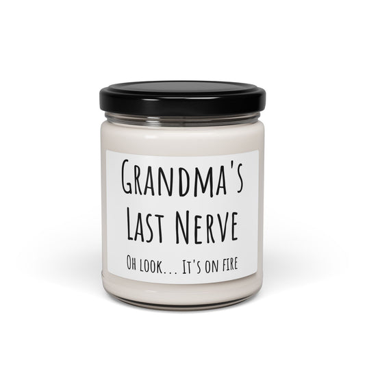 Humorous Scented Candle, Gift for Grandma, Funny Home Decor, Relaxation Candle, Gag Gift for Family, Birthday Gift Idea by Best Gifts 305