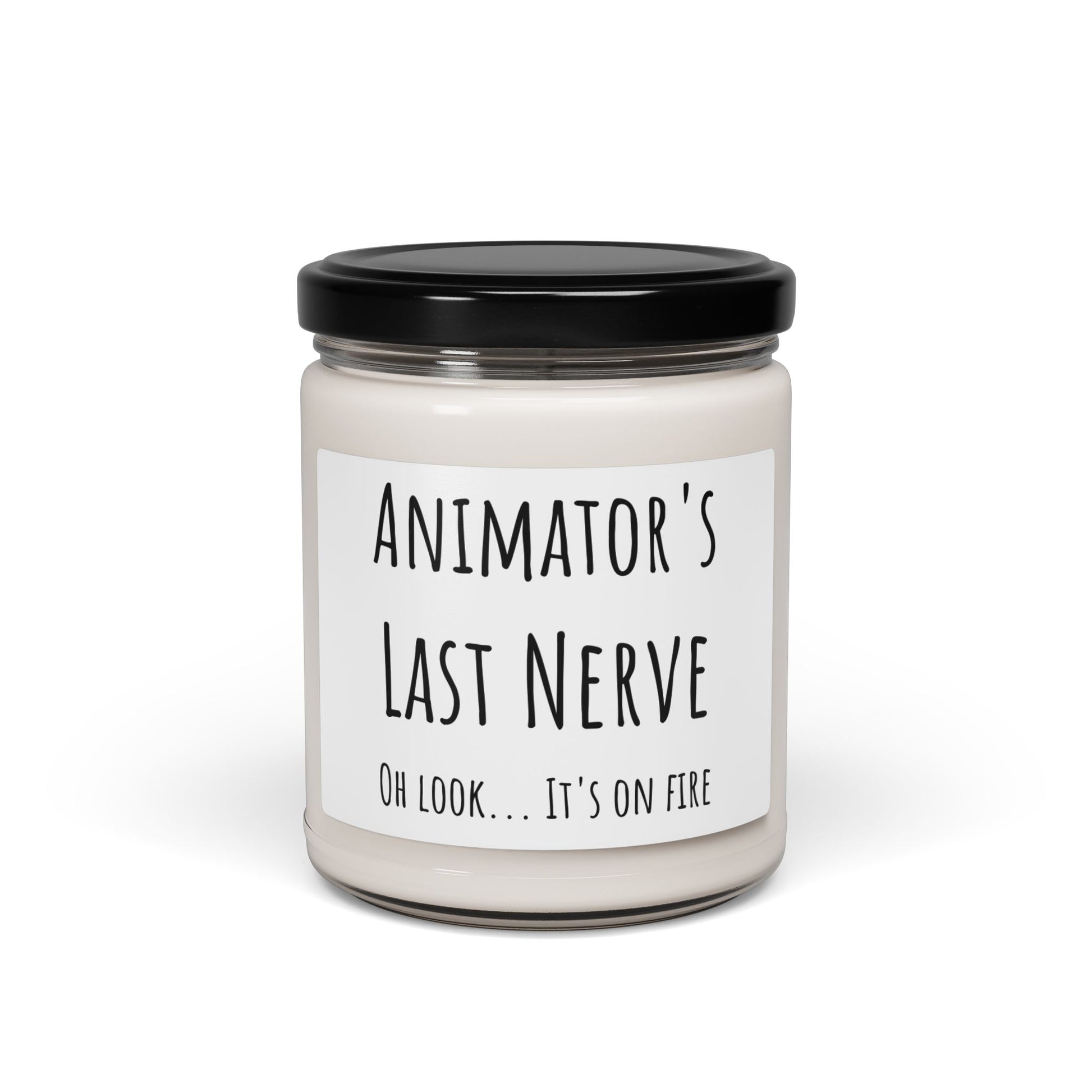 Funny Scented Soy Candle, Stress Relief Gift, Home Decor, Unique Candle for Animators, Creative Gift Idea, Last Nerve Candle by Best Gifts 305