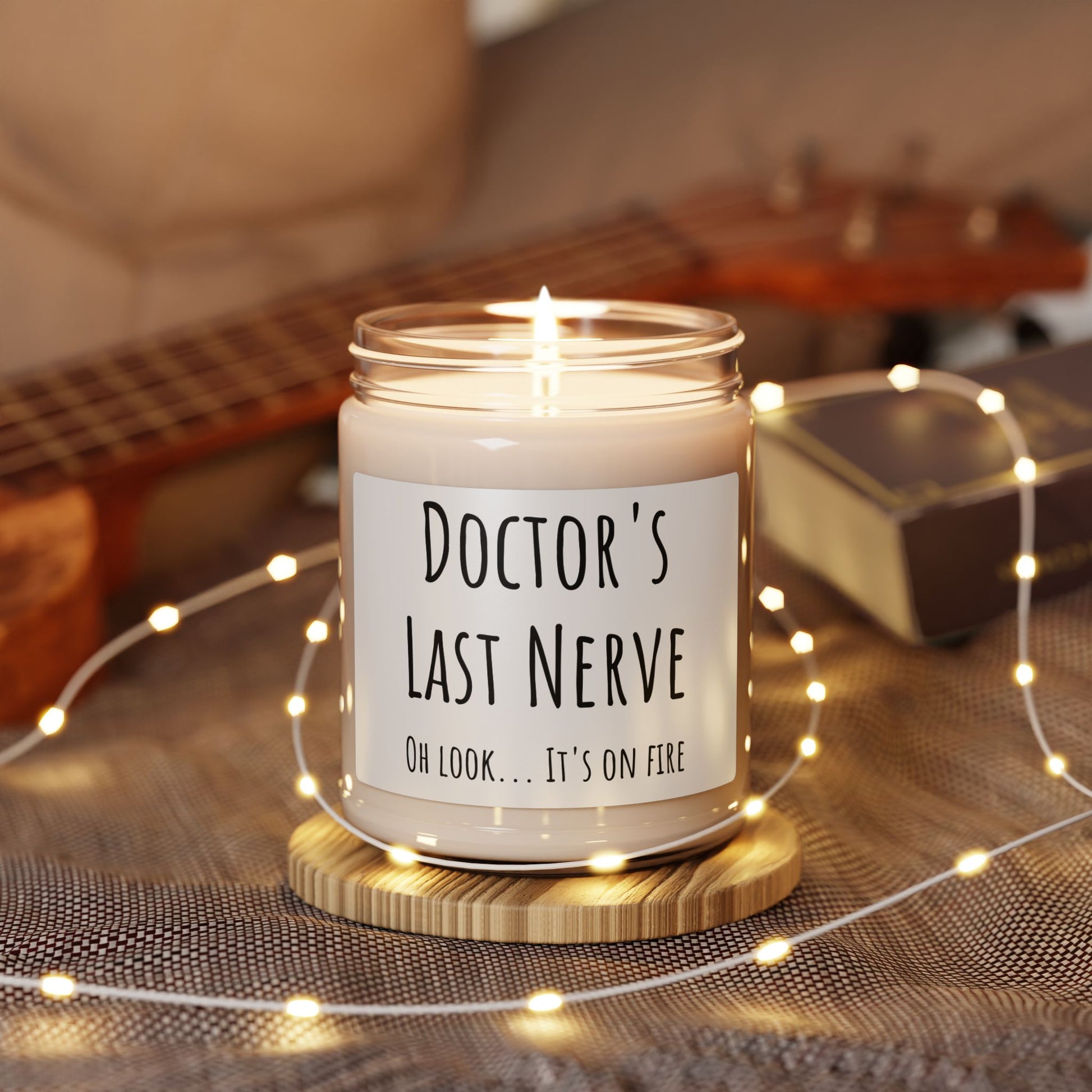 Humorous Scented Candle for Doctors, Stress Relief Gift, Medical Practitioner Decor, Funny Office Candle, Birthday Present for Doctor by Best Gifts 305