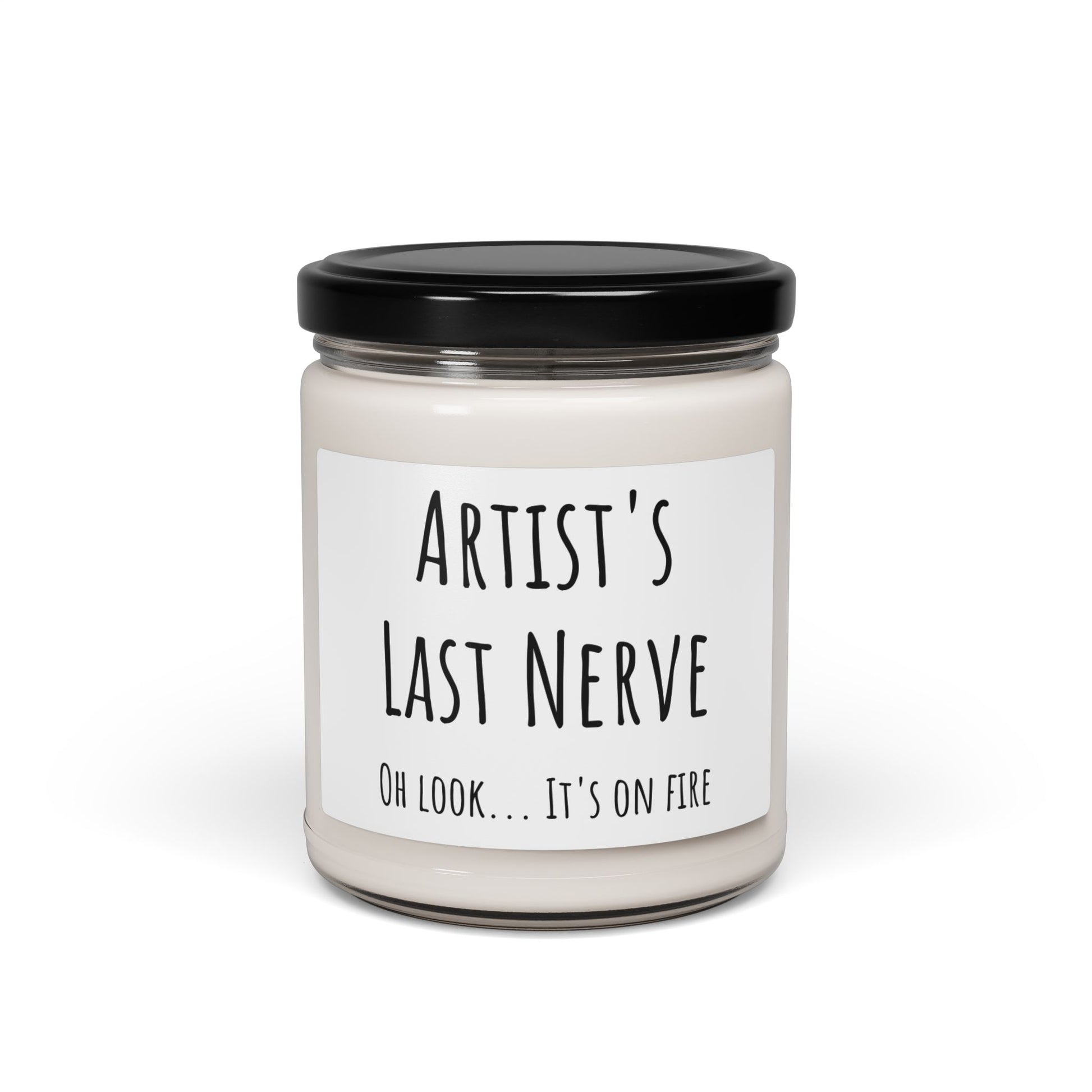 Artist's Last Nerve Scented Soy Candle | Relaxing Home Décor, Gift for Artists, Unique Candle, Aromatherapy, Funny Office Gift by Best Gifts 305