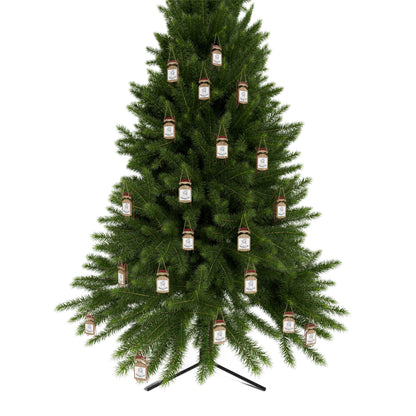 Snow Much Fun Sled Christmas Ornament – MDF Wooden Sled with Snowman Design – Perfect Holiday Decor Gift for Her or Him