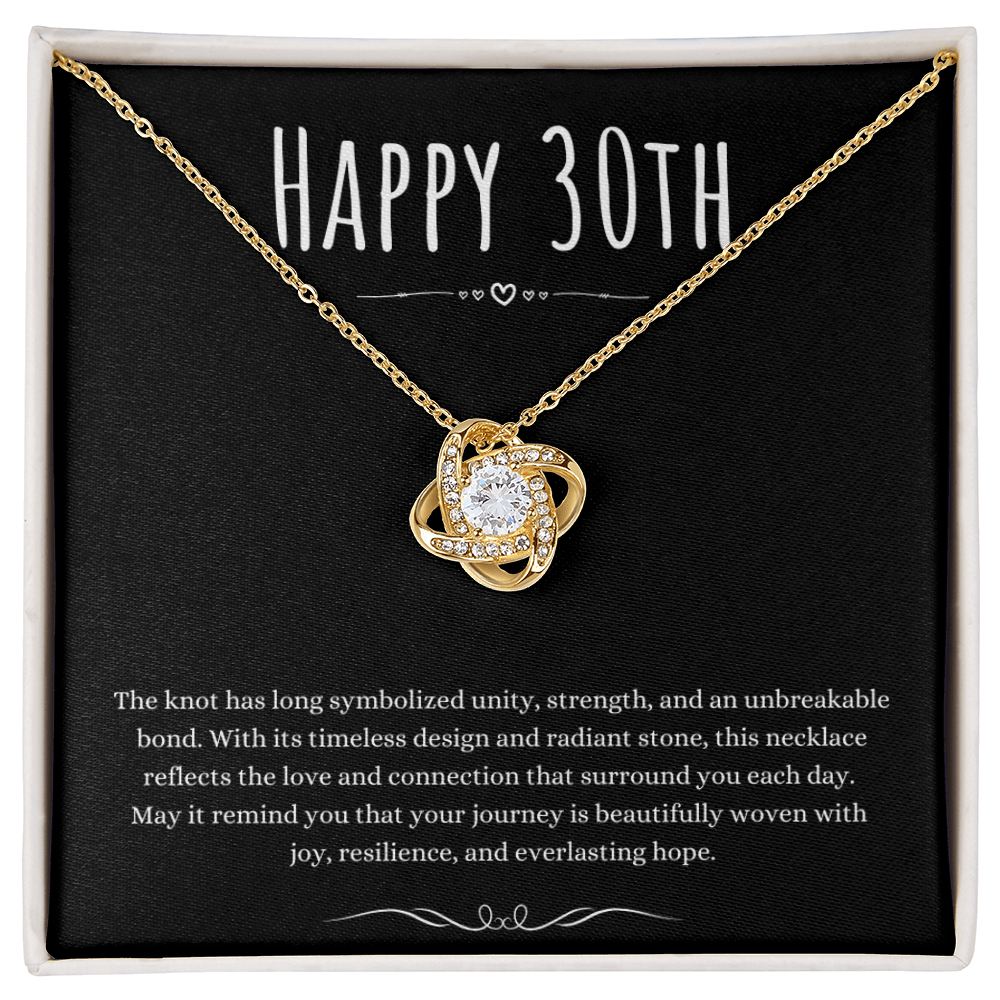 Best Gifts 305-30th Birthday Gifts for Her Love Knot Necklace