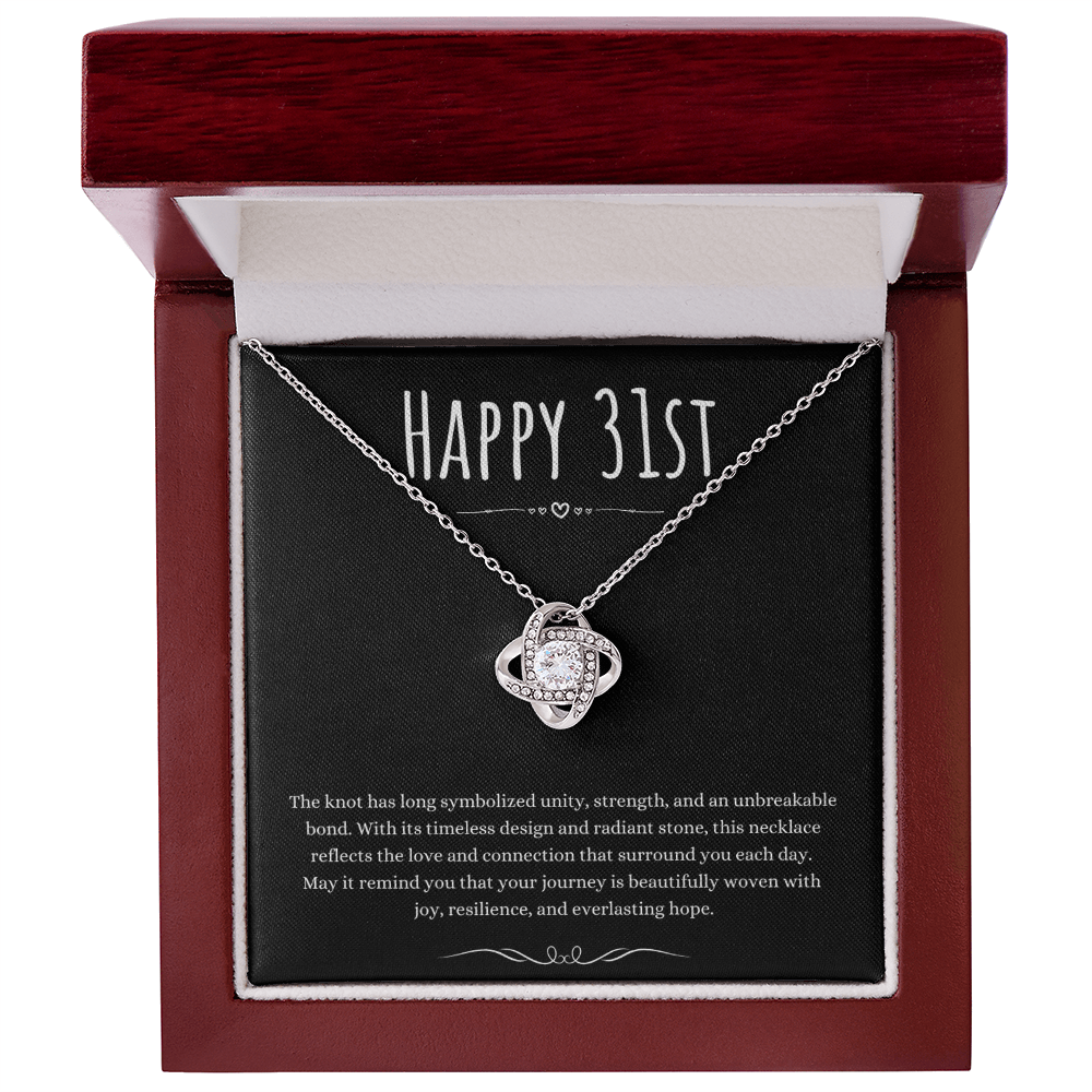 Best Gifts 305-31st Birthday Gifts for Her Love Knot Necklace