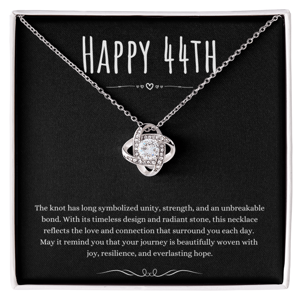 Best Gifts 305-44th Birthday Love Knot Necklace Gift for Her