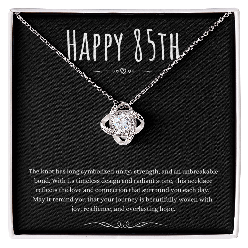 Best Gifts 305-85th Birthday Love Knot Necklace Gift for Her