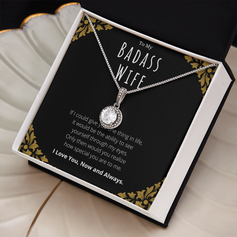 Best Gifts 305-Badass Wife Eternal Hope Necklace Gift from Husband
