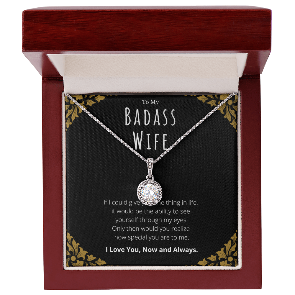 Best Gifts 305-Badass Wife Eternal Hope Necklace Gift from Husband