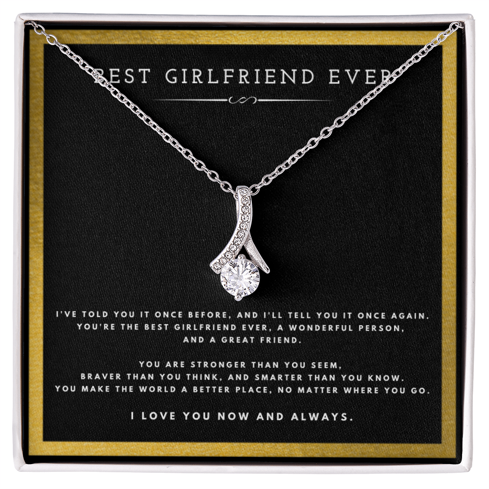 Best Gifts 305-Best Girlfriend Ever Necklace Gift from Boyfriend