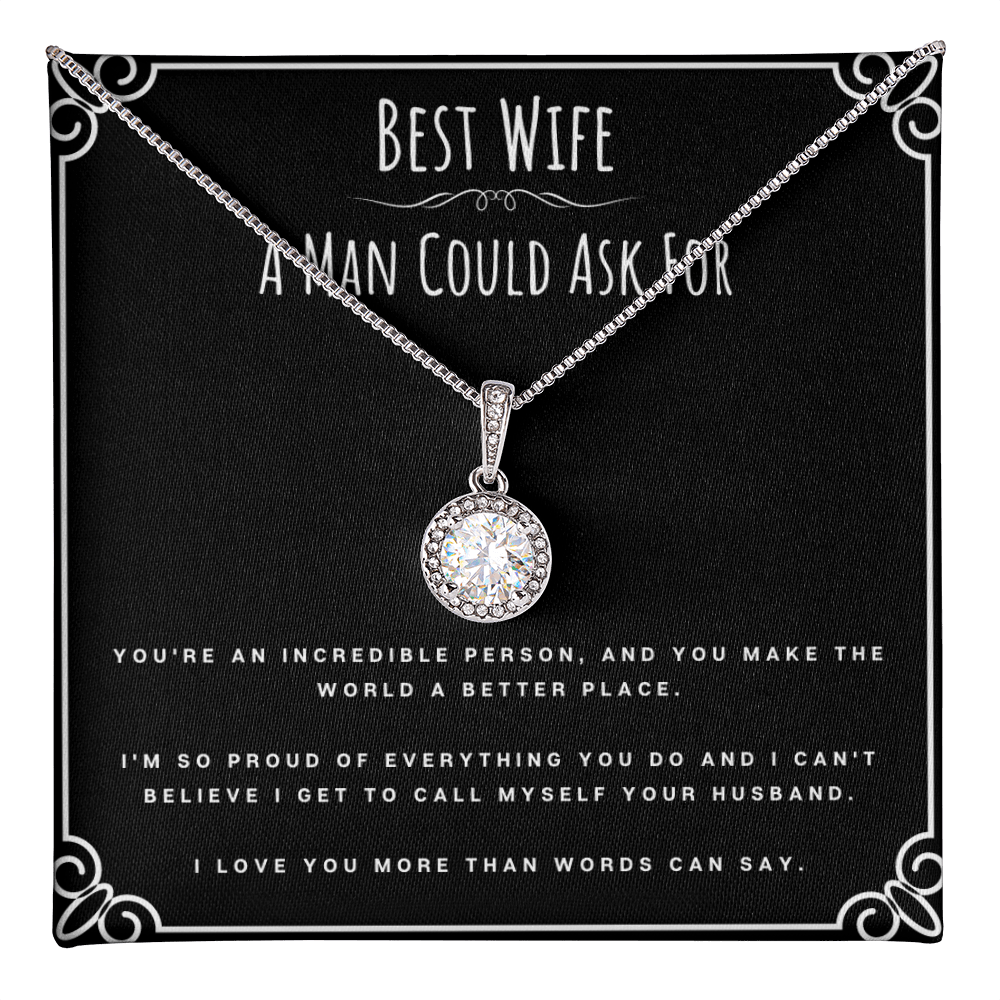 Best Gifts 305-Best Wife Eternal Hope Necklace Gift from Husband