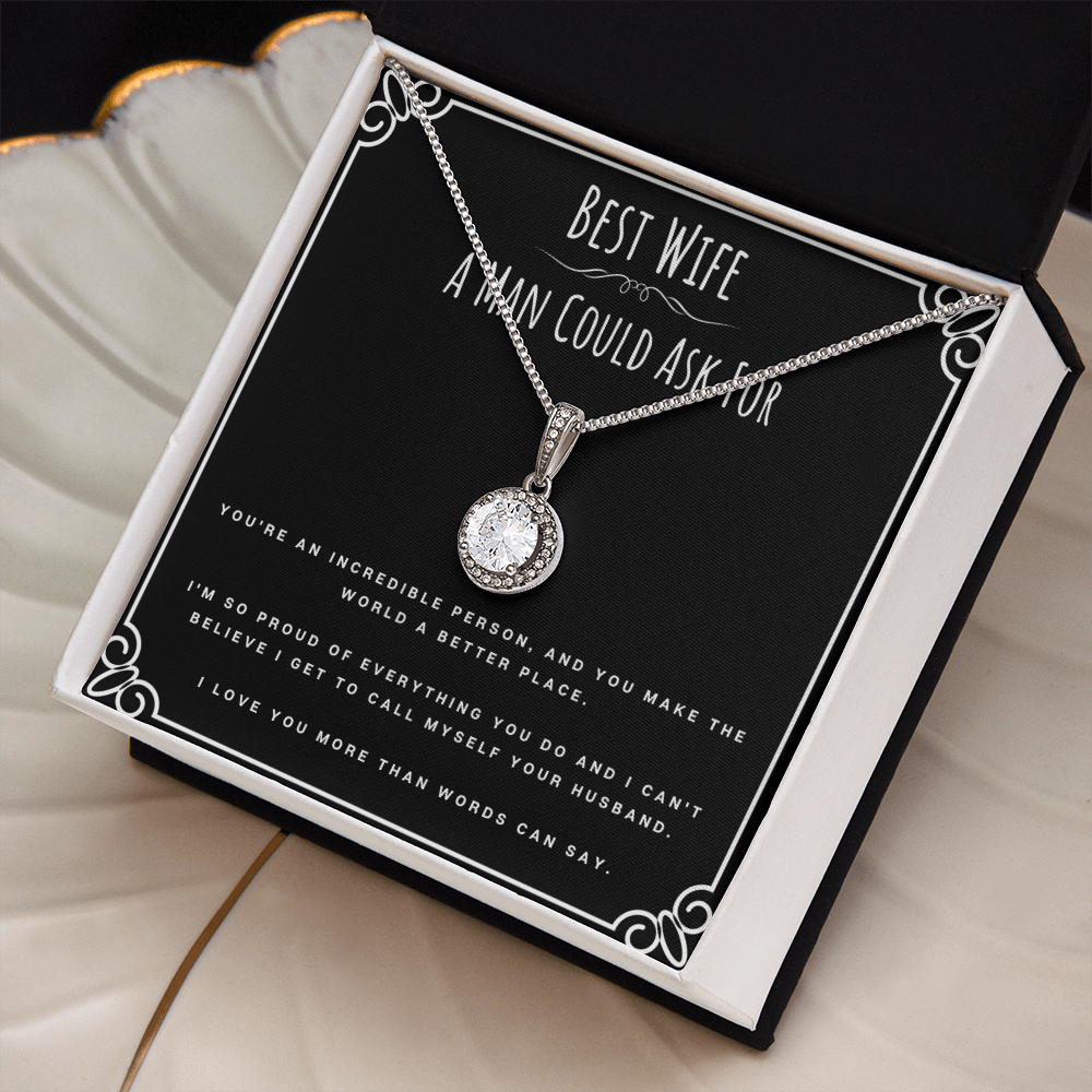 Best Gifts 305-Best Wife Eternal Hope Necklace Gift from Husband