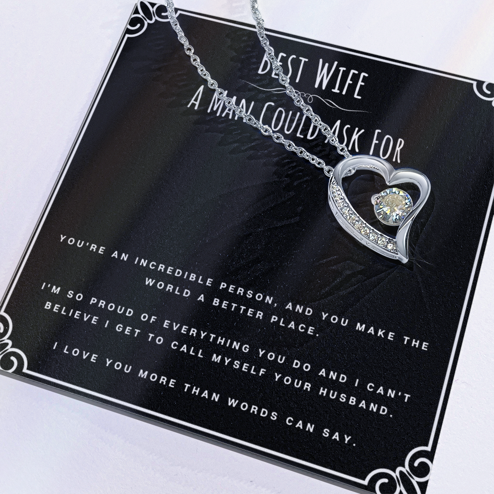 Best Gifts 305-Best Wife Forever Love Necklace Gift from Husband