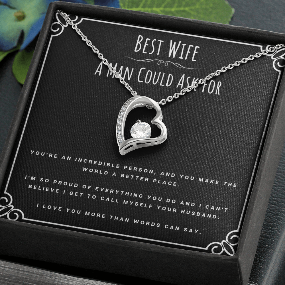 Best Gifts 305-Best Wife Forever Love Necklace Gift from Husband
