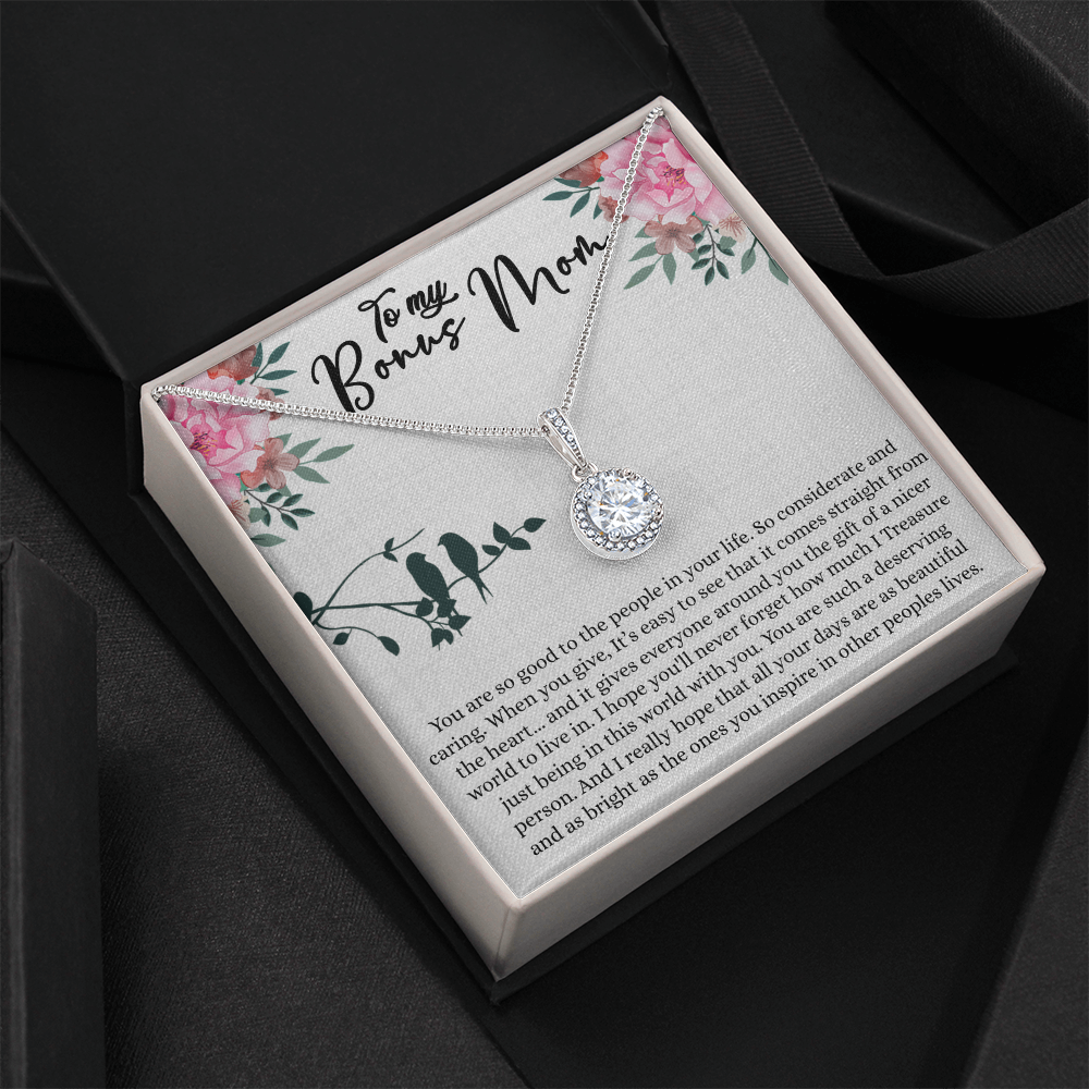 Best Gifts 305-Bonus Mom Eternal Hope Necklace – Cubic Zirconia Gift
