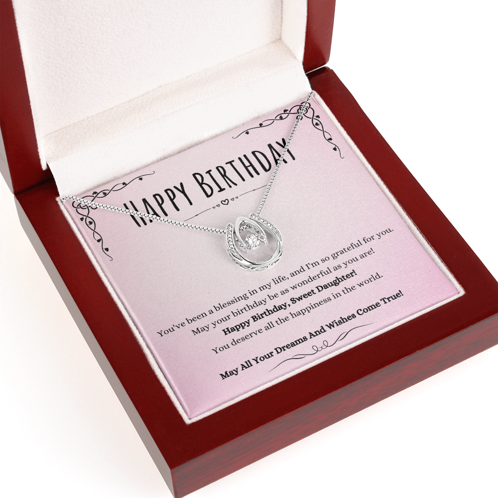 Best Gifts 305-Daughter Birthday Necklace Gift from Mom or Dad