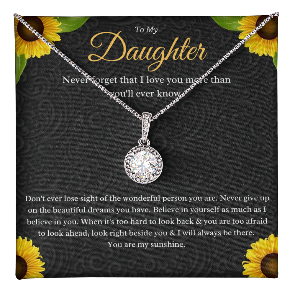 Best Gifts 305-Daughter Eternal Hope Pendant Necklace Gift from Parent
