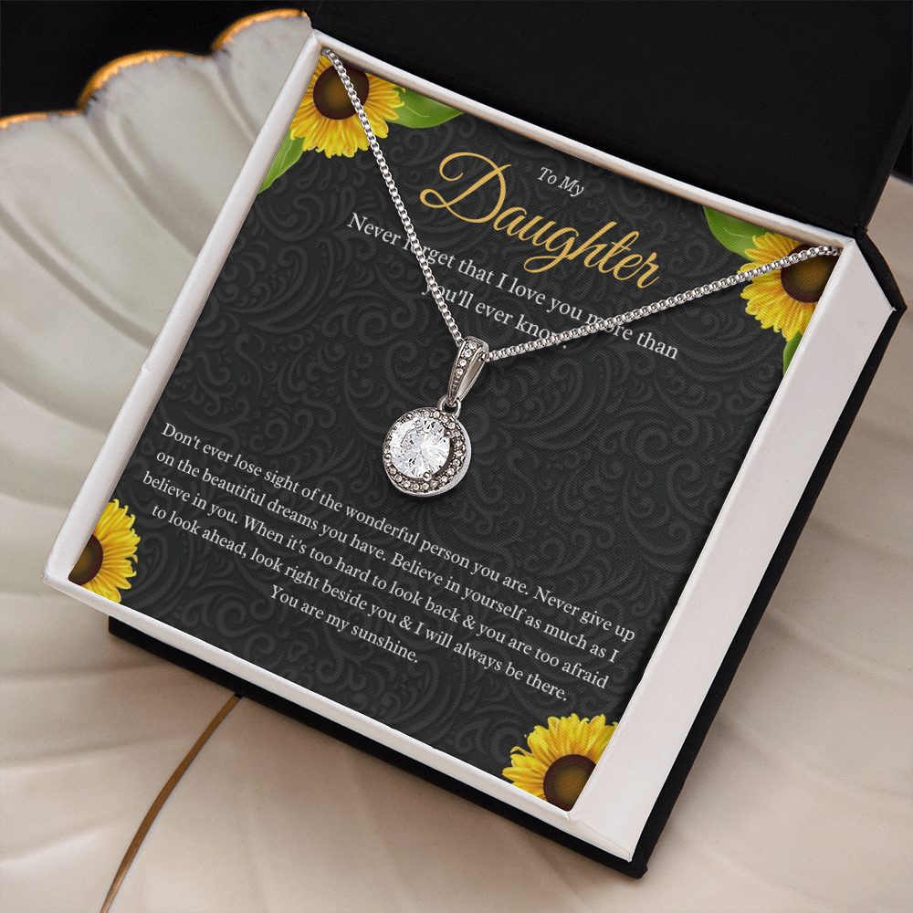 Best Gifts 305-Daughter Eternal Hope Pendant Necklace Gift from Parent