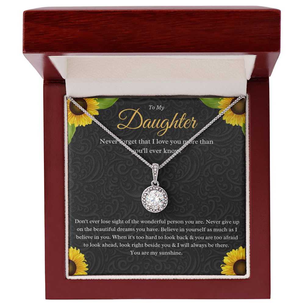 Best Gifts 305-Daughter Eternal Hope Pendant Necklace Gift from Parent