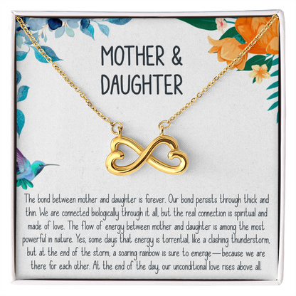 Best Gifts 305-Endless Love Mother Daughter Necklace Heart Infinity Symbol