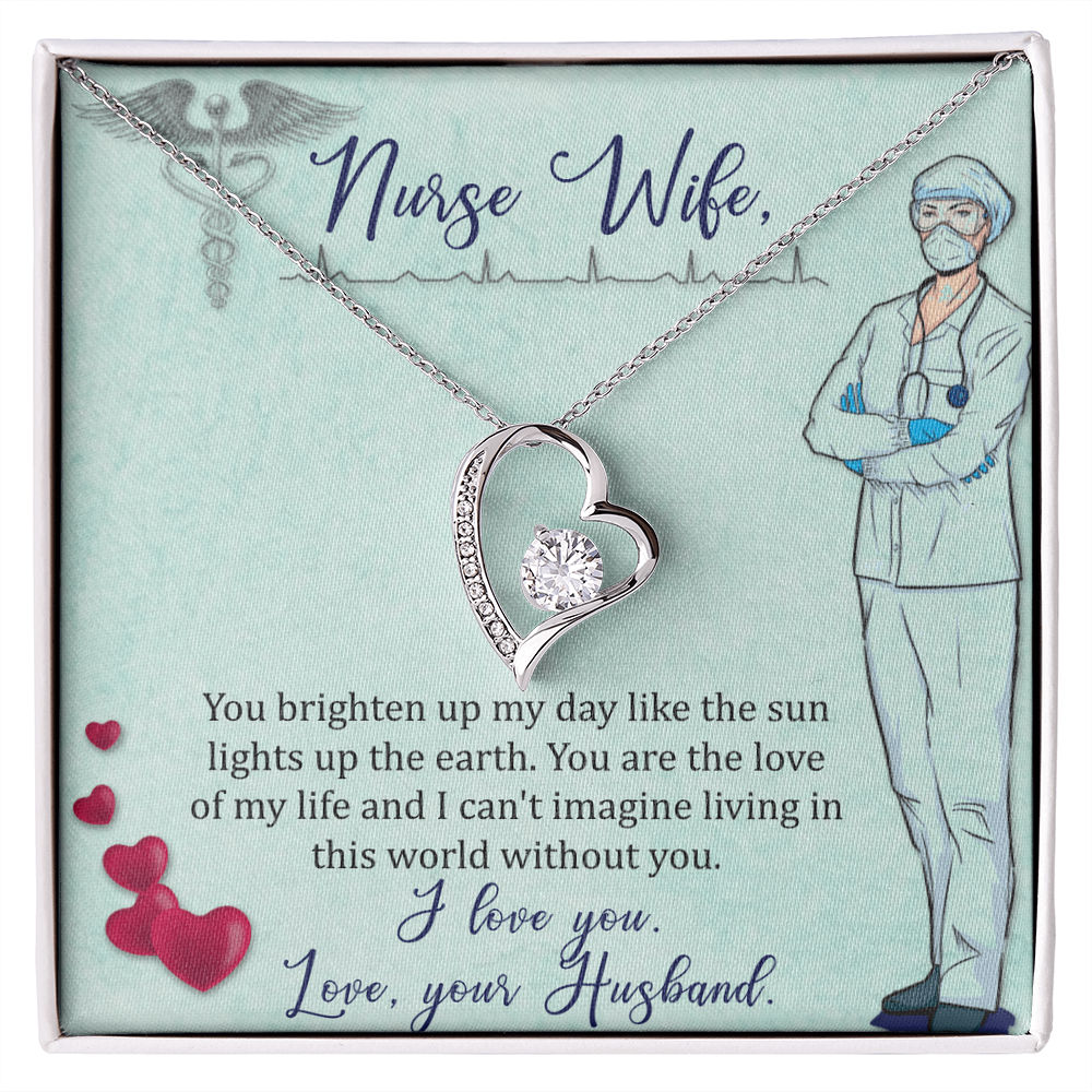 Best Gifts 305-Forever Love Necklace for Nurse Wife - Perfect Gift from Husband