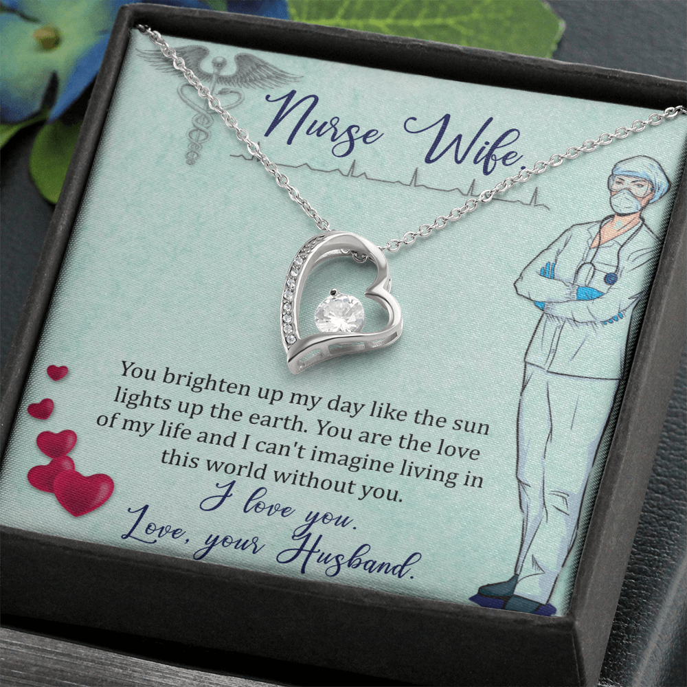 Best Gifts 305-Forever Love Necklace for Nurse Wife - Perfect Gift from Husband