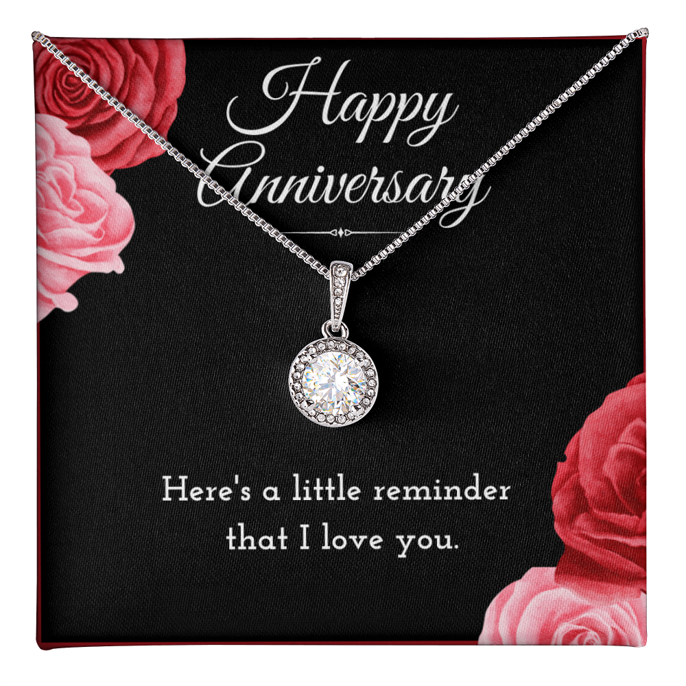Best Gifts 305-Happy Anniversary Eternal Hope Necklace for Wife