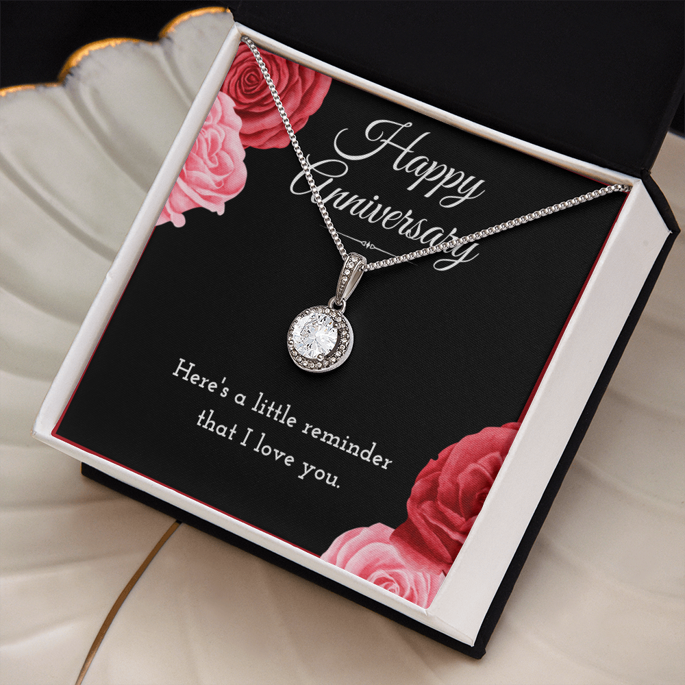 Best Gifts 305-Happy Anniversary Eternal Hope Necklace for Wife