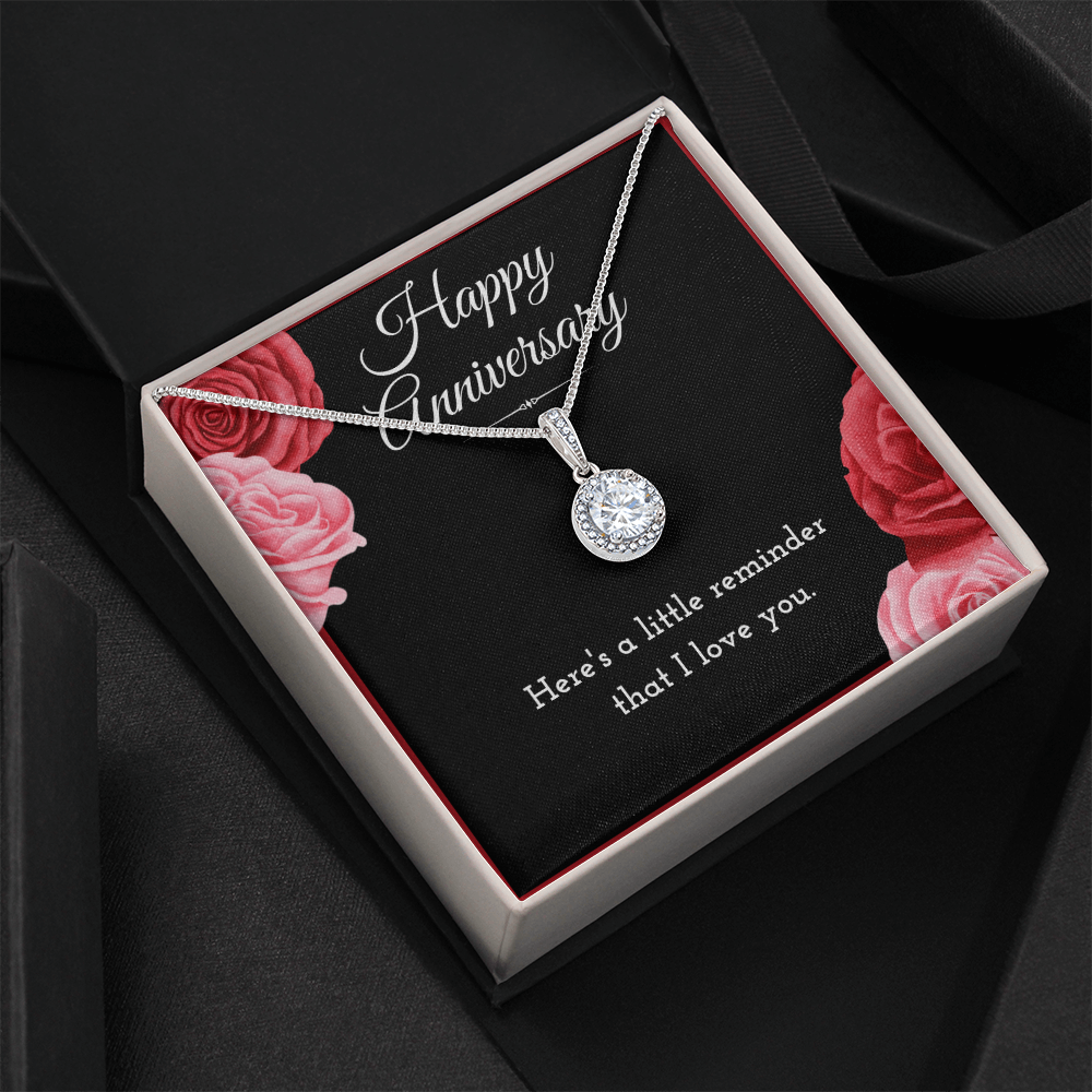 Best Gifts 305-Happy Anniversary Eternal Hope Necklace for Wife