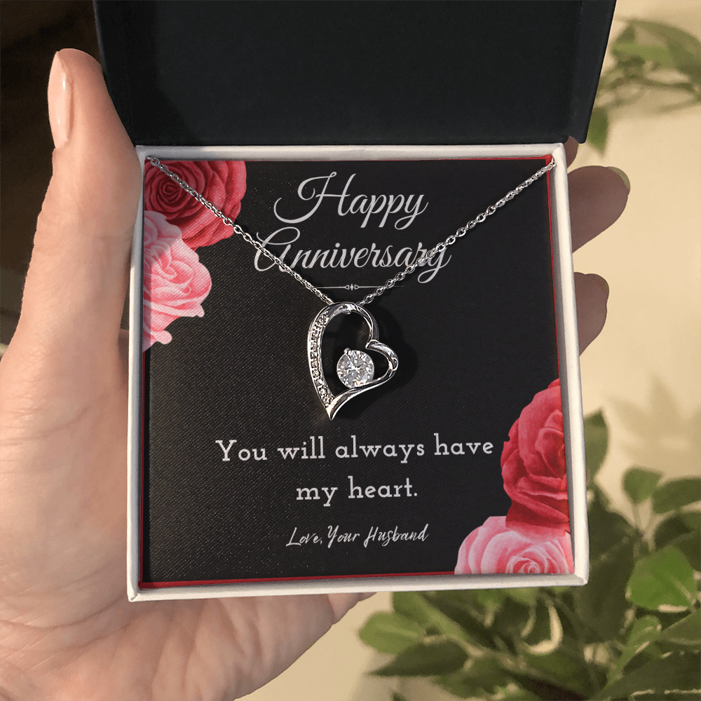 Best Gifts 305-Happy Anniversary Forever Love Necklace for Wife from Husband