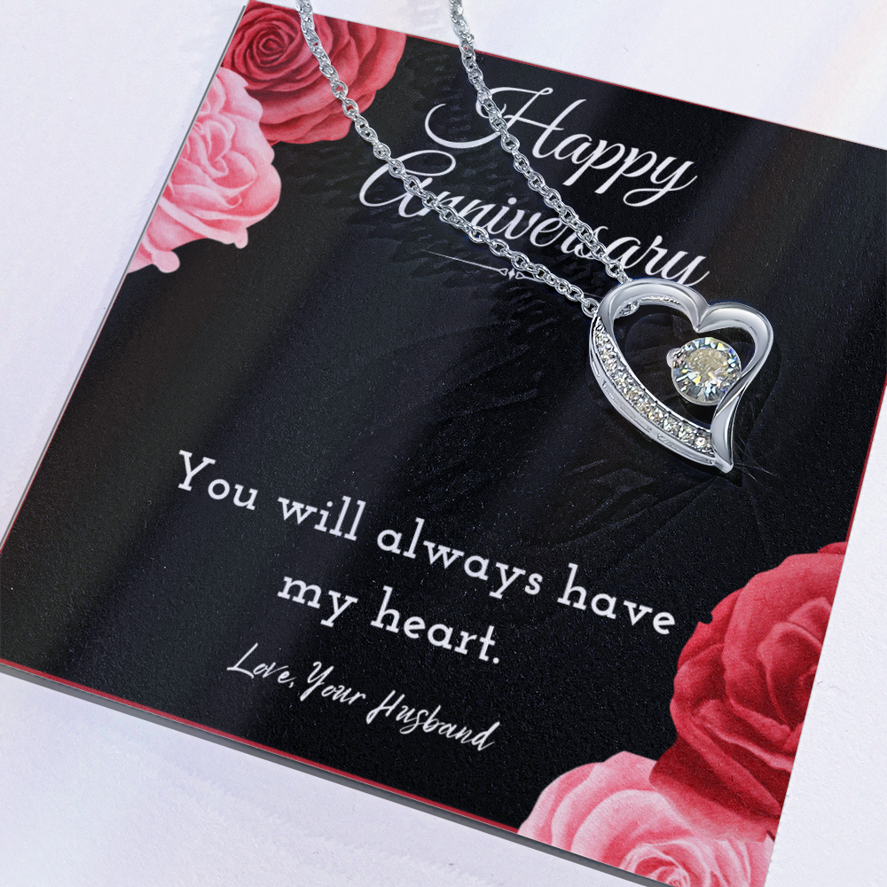 Best Gifts 305-Happy Anniversary Forever Love Necklace for Wife from Husband