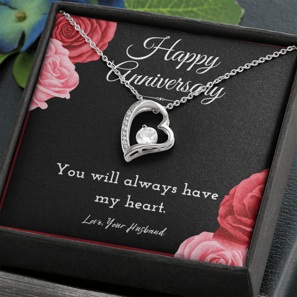 Best Gifts 305-Happy Anniversary Forever Love Necklace for Wife from Husband