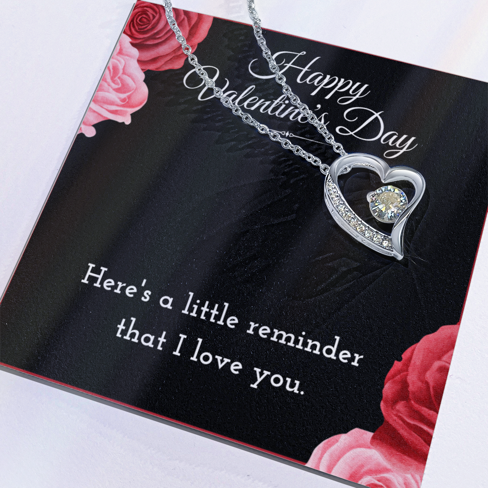 Best Gifts 305-Happy Valentine’s Day Forever Love Necklace for Wife from Husband